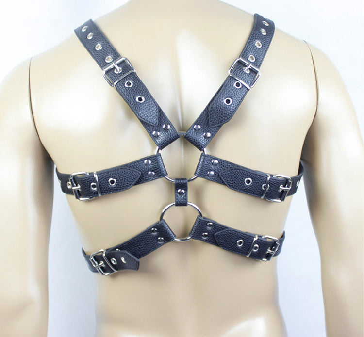 Men's Leather Harness for Adult Play and Performance