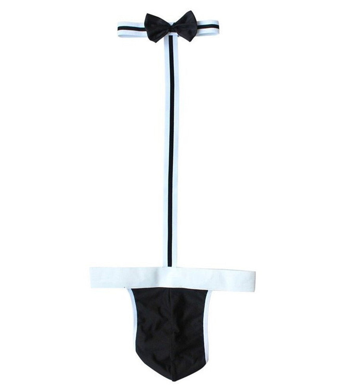 Men Sexy Bow Tie Underwear Briefs Pouch Thong Lingerie Premium Cotton Comfort Stretch Jockstrap