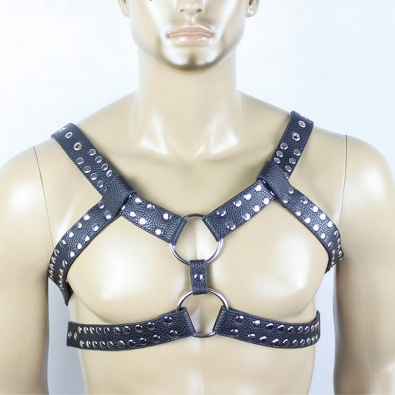 Men's Leather Harness for Adult Play and Performance