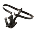 "Men's Wearable Vibrating Strap-On with BDSM Features"