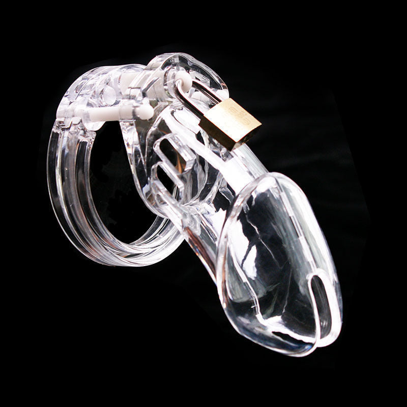Men's Plastic Chastity Device, Alternative Adult Toy