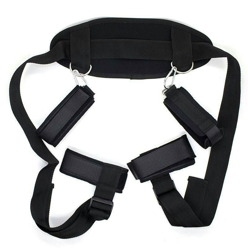 Leg Straps for Couples Bondage Adult Leather Toy