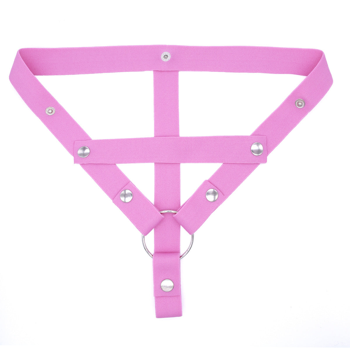 Chastity Lock with Three-Way Restraint Strap