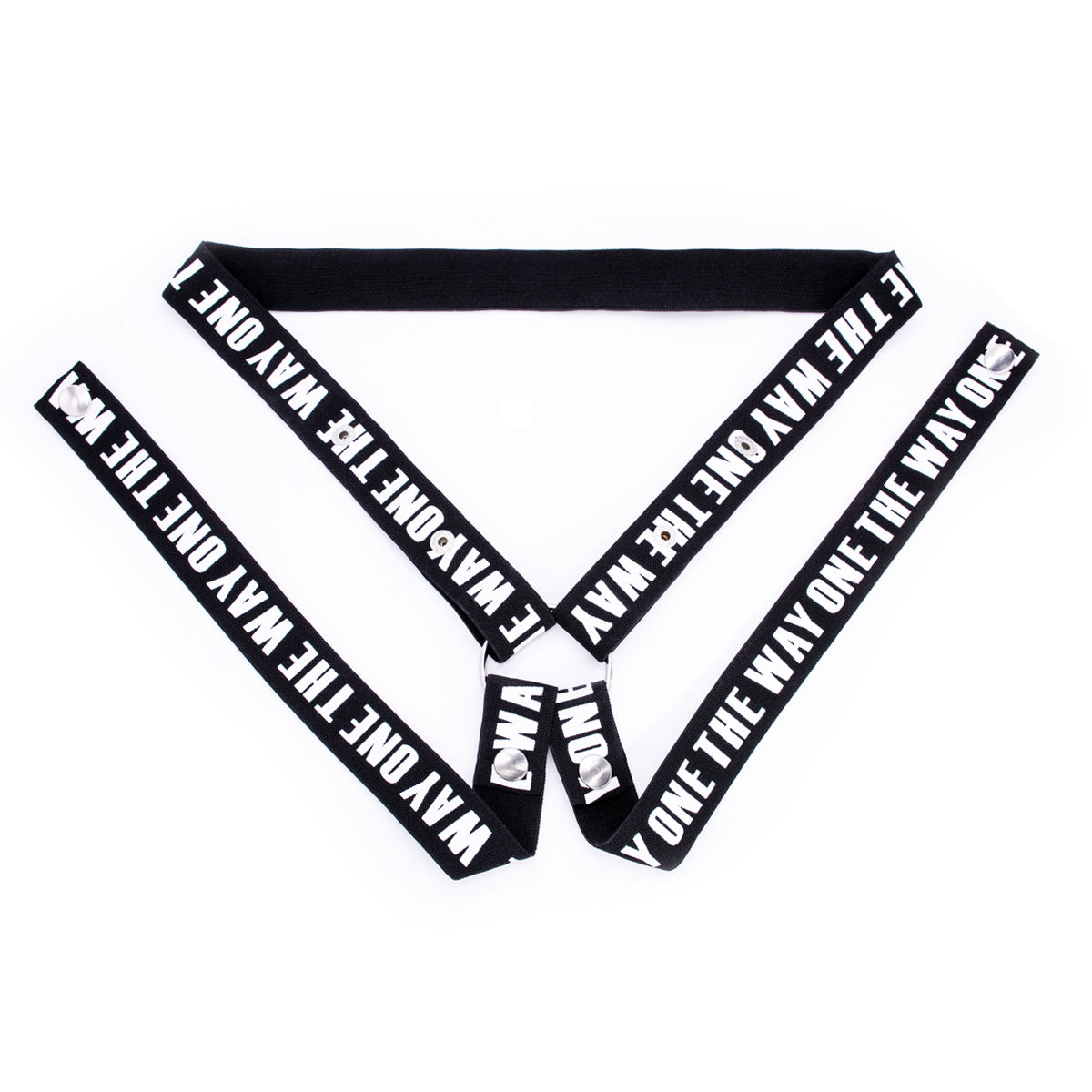 Chastity Lock with Three-Way Restraint Strap