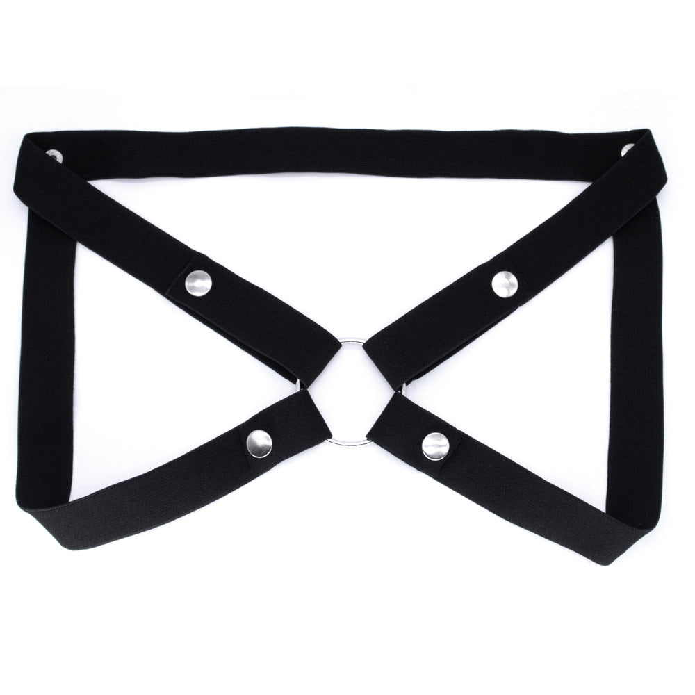 Chastity Lock with Three-Way Restraint Strap