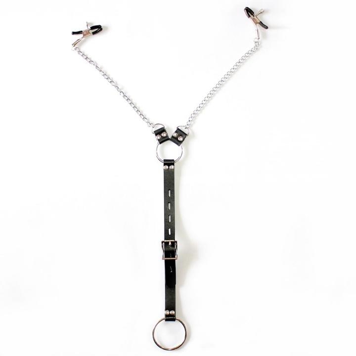 "Dual Nipple Clamps - Alternative Adult Toy"