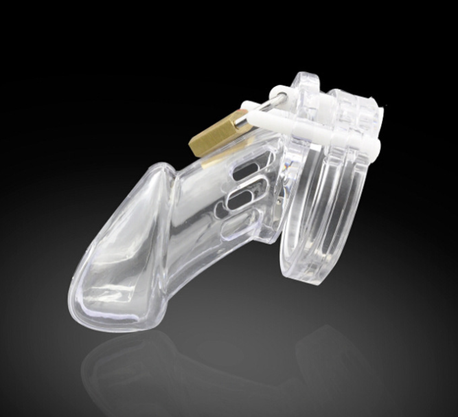 Men's Plastic Chastity Device, Alternative Adult Toy