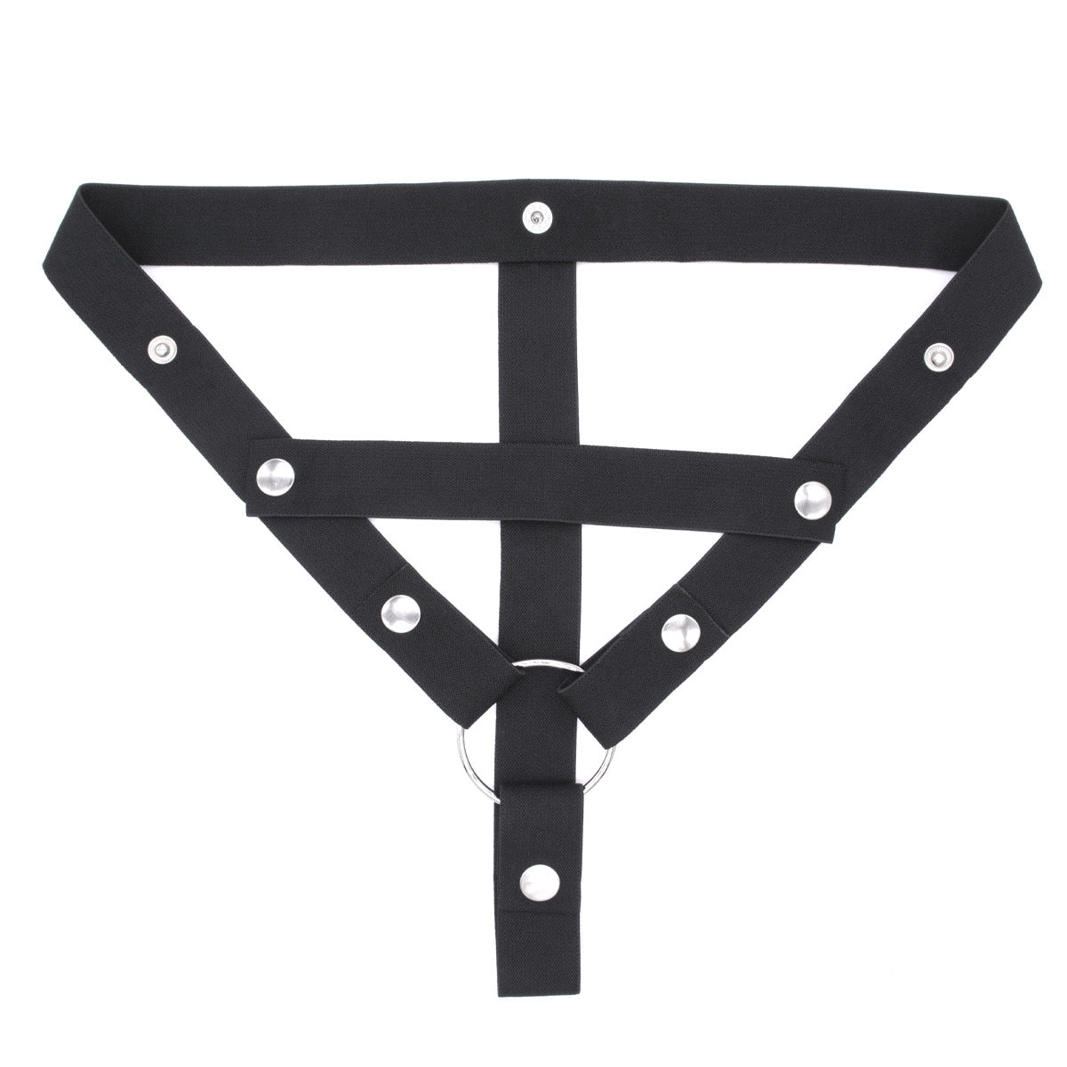 Chastity Lock with Three-Way Restraint Strap