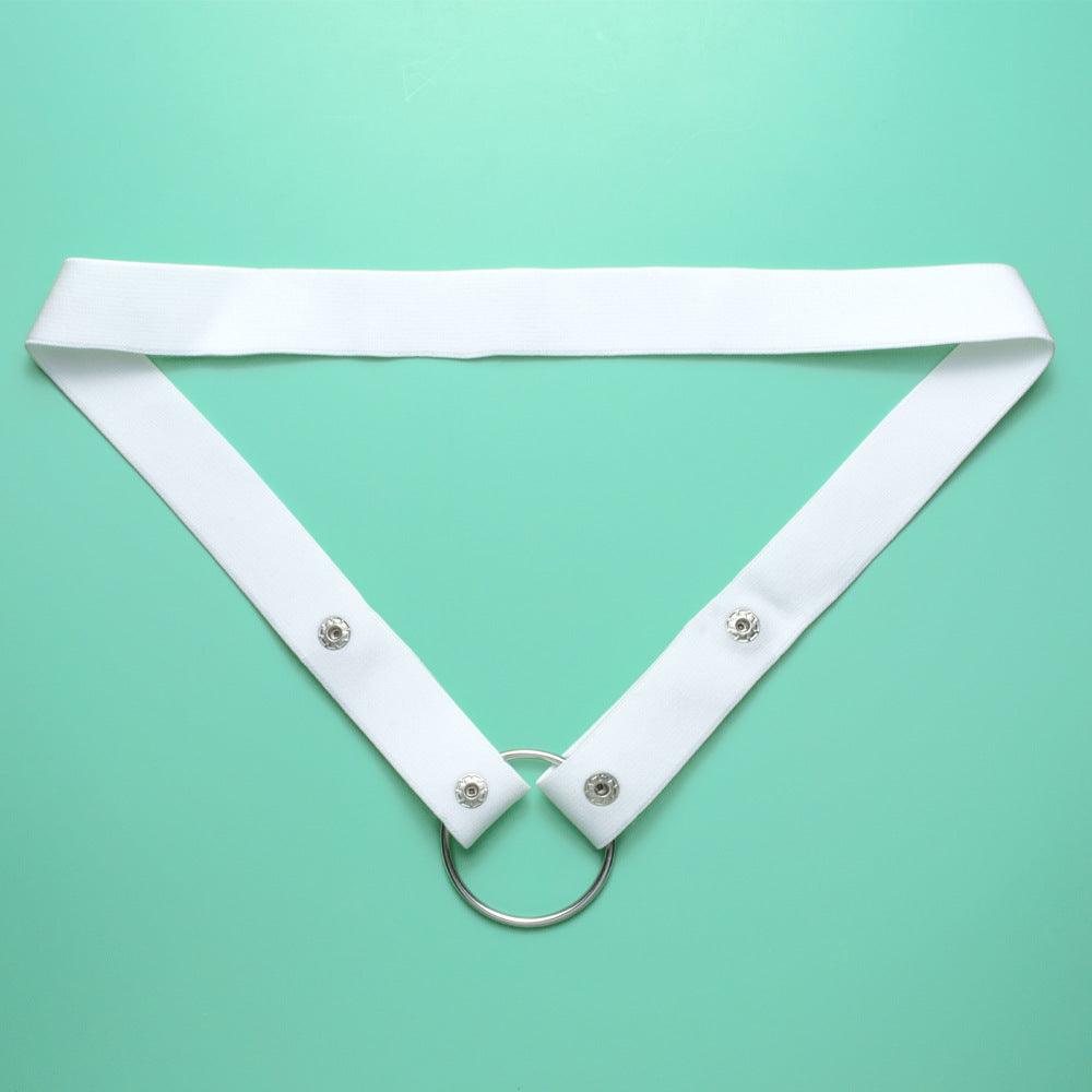 Chastity Lock with Three-Way Restraint Strap