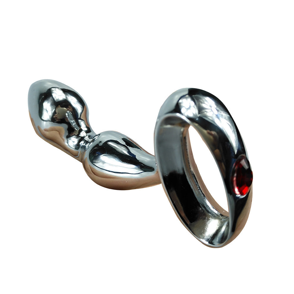 Metal Anal Plug for Couples - Adult Massage Toy