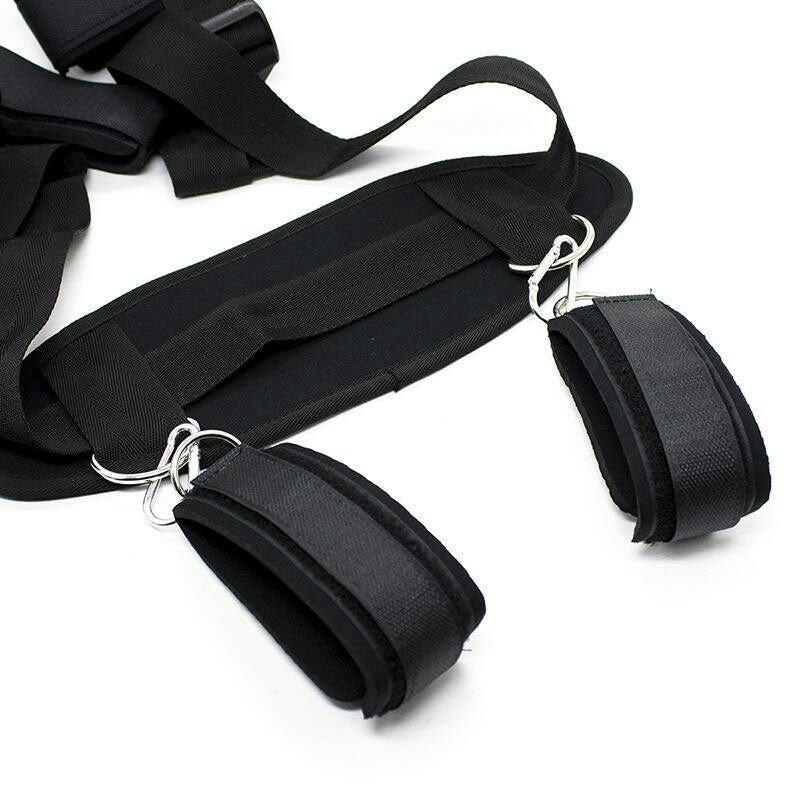 Leg Straps for Couples Bondage Adult Leather Toy