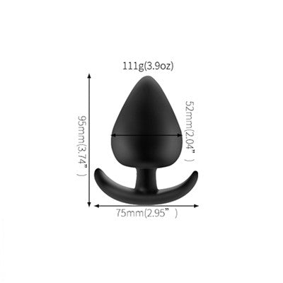 Tapón Anal de Silicona con Bolas para Parejas - Juguete Erótico