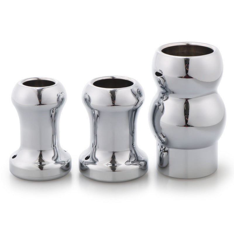 Metal Douche and Expanding Anal Plug Adult Toy
