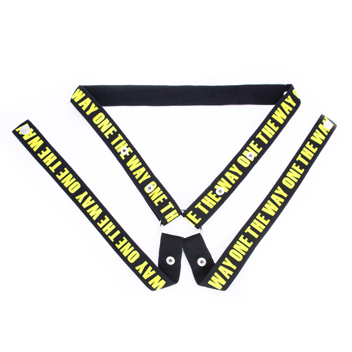 Chastity Lock with Three-Way Restraint Strap