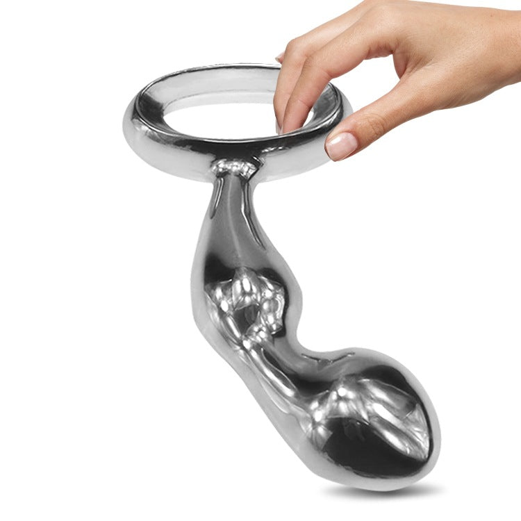 Metal Anal Plug for Couples - Adult Massage Toy