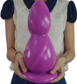 "Extra Large Black Advanced Anal Plug for Adult Use"
