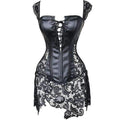 Lace Shaping Bodysuit and Lingerie Set