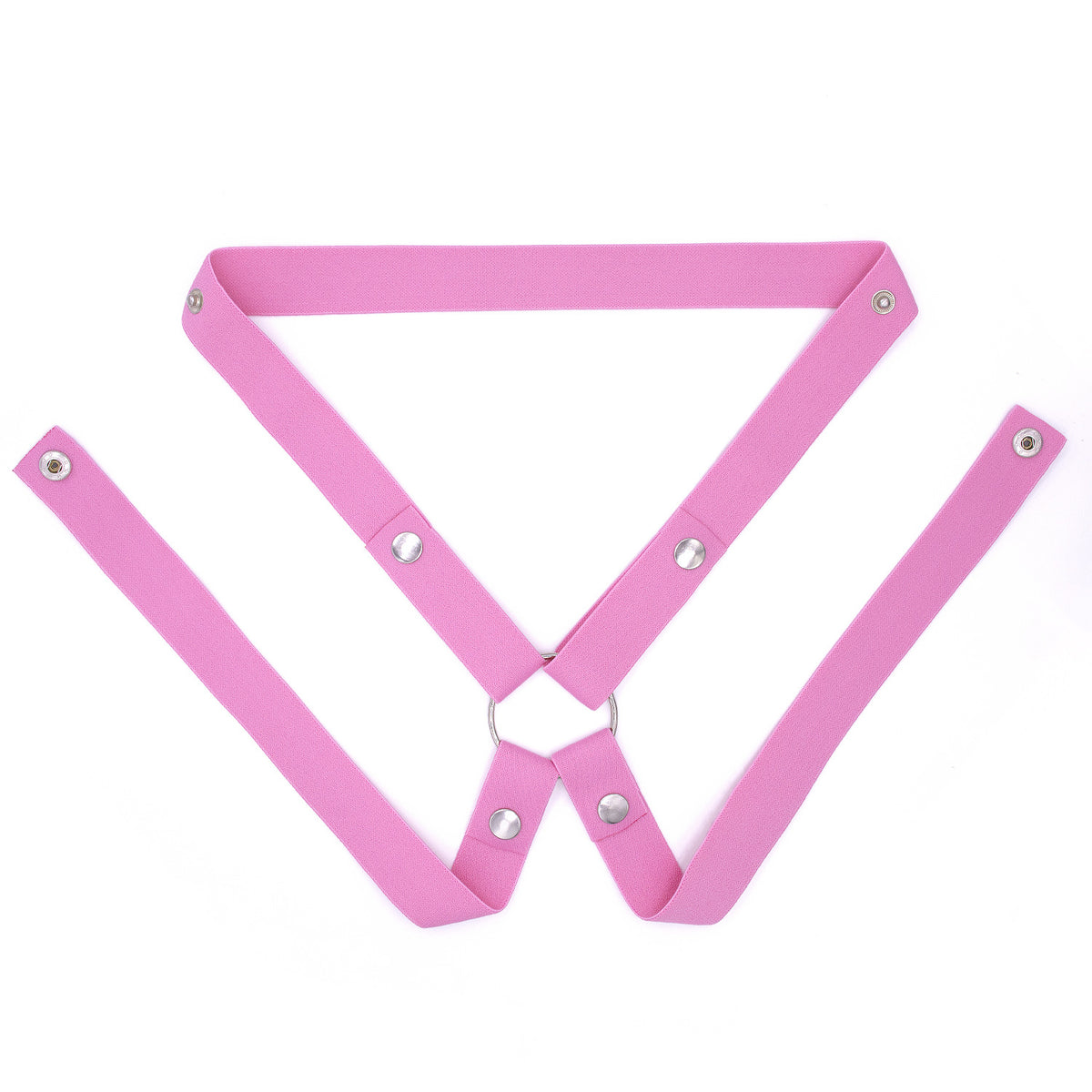 Chastity Lock with Three-Way Restraint Strap