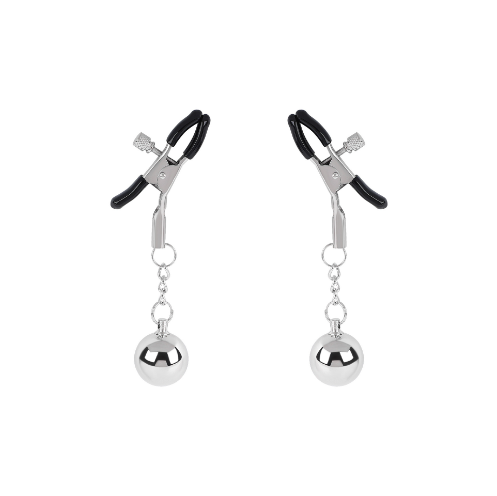 Silver Pendant Gourd Nipple Clamps for Couples BDSM Toys