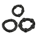 Tri-Color Delay Ring Silicone Cock Ring (Adult Toy)