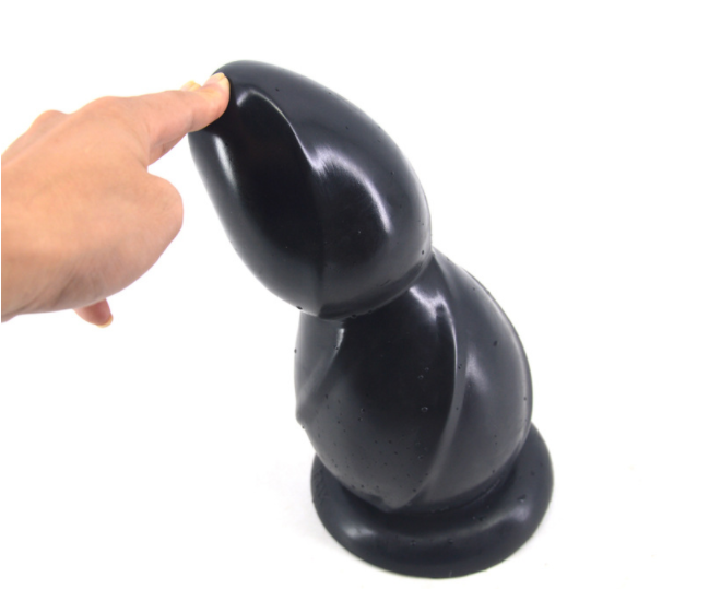 "Extra Large Black Advanced Anal Plug for Adult Use"