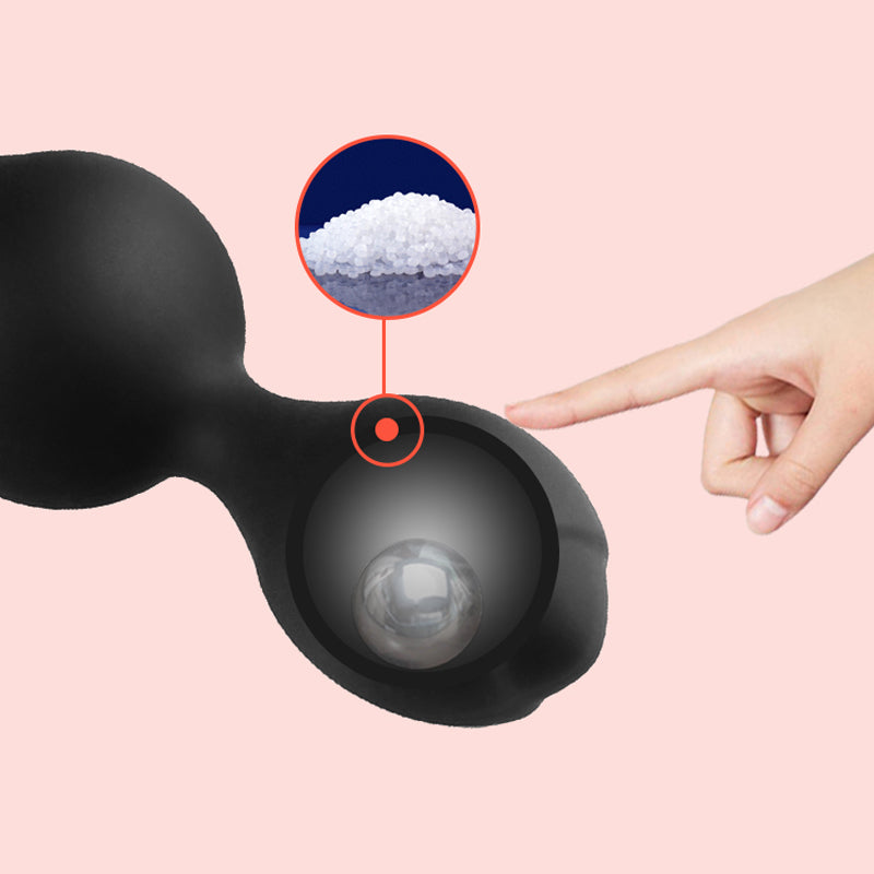 Anal Beads and Plug for Couples - Adult Toy