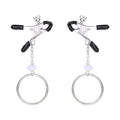 Metal Nipple Clamps with Bells for Adult Play