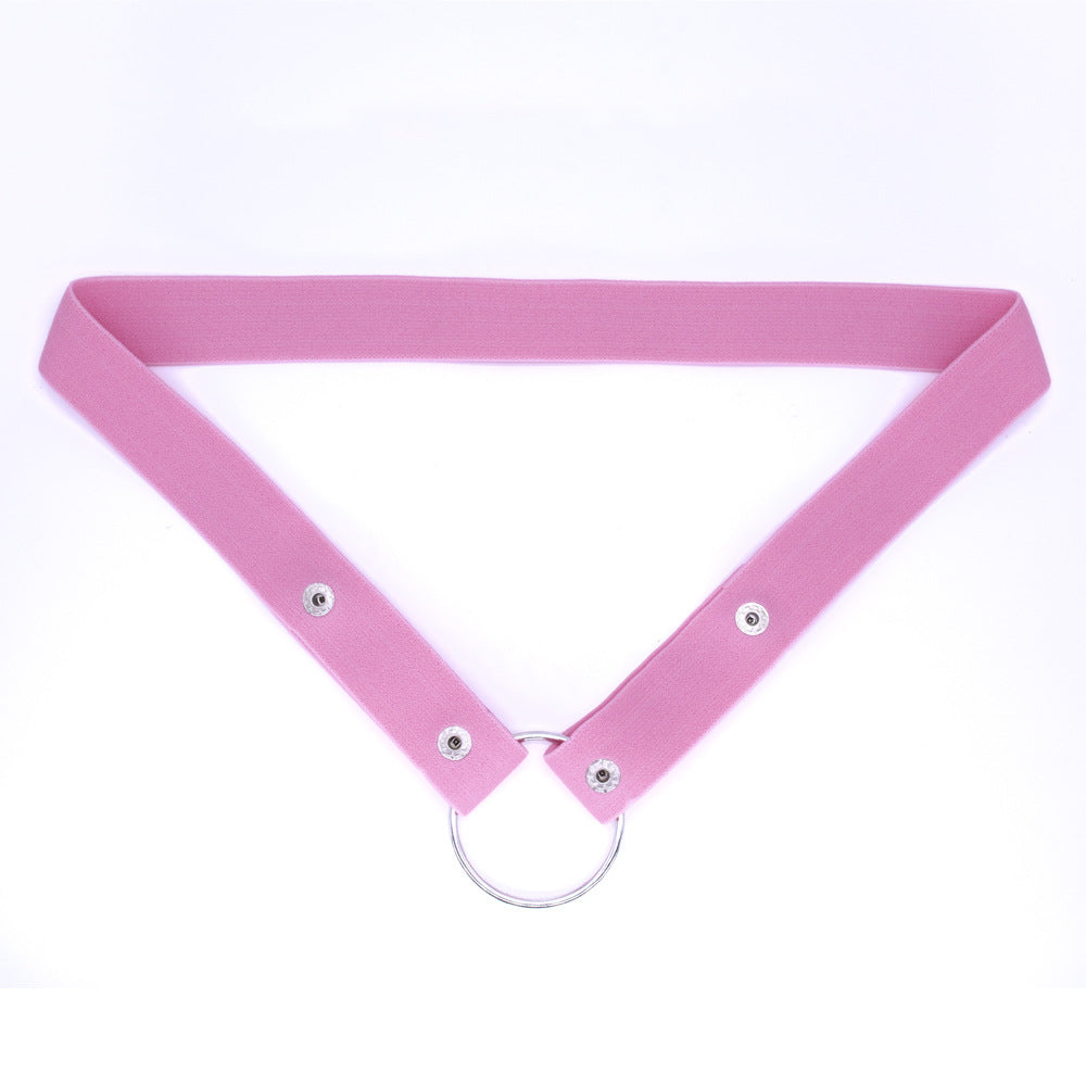 Chastity Lock with Three-Way Restraint Strap