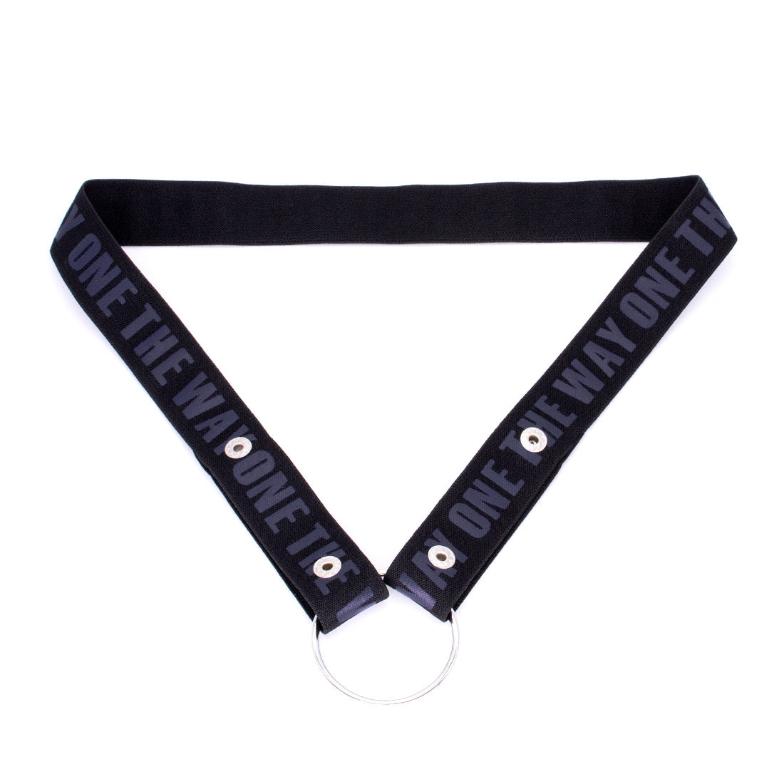 Chastity Lock with Three-Way Restraint Strap