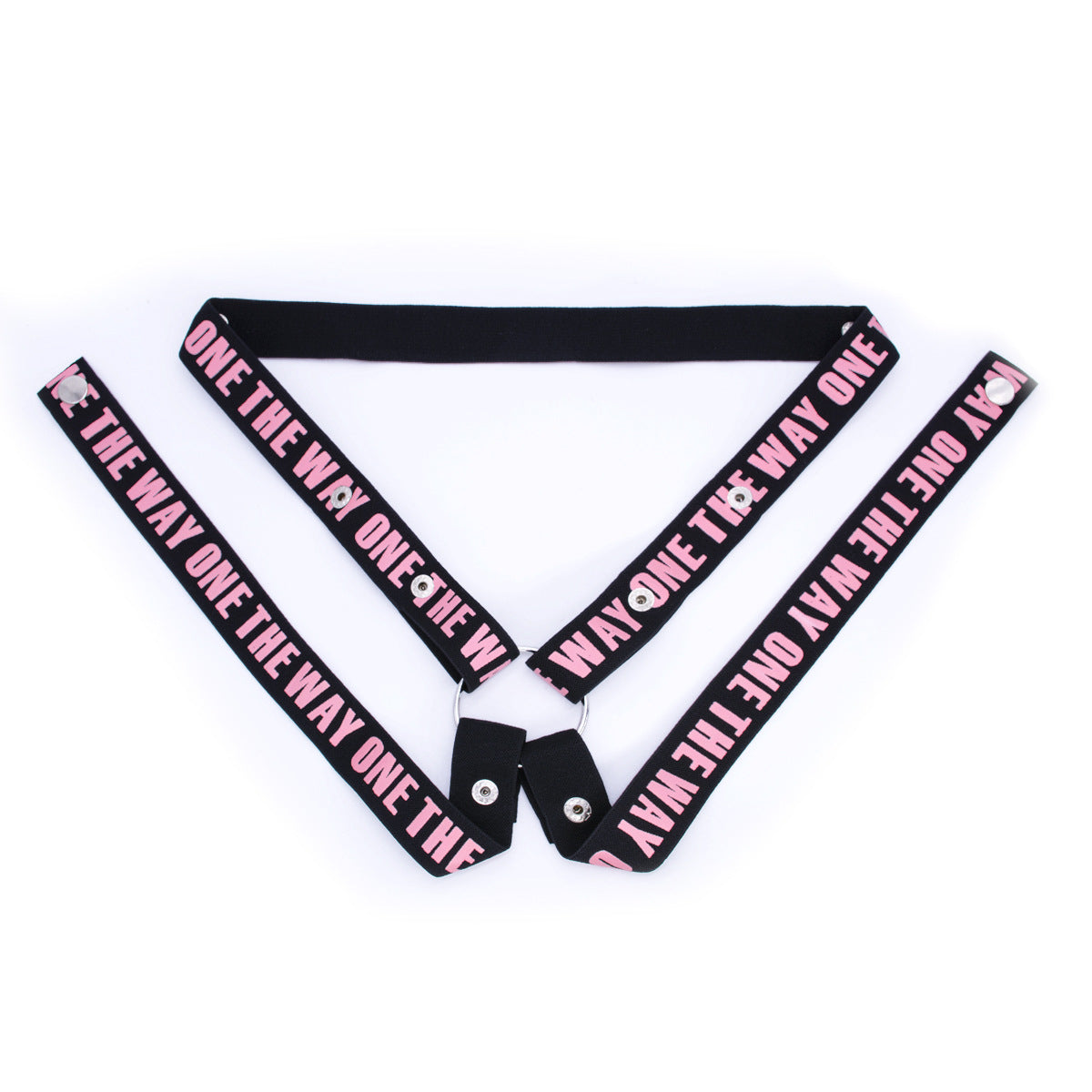 Chastity Lock with Three-Way Restraint Strap