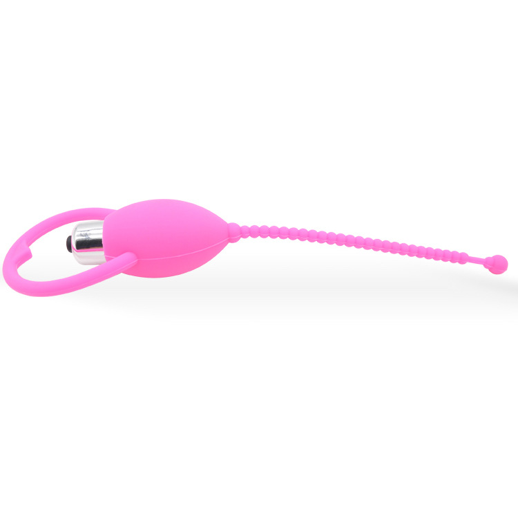 Silicone Sounding Wand with Vibrating Features