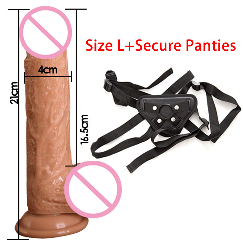 Dildo Vibrador Realista para Juguetes de Placer Femenino