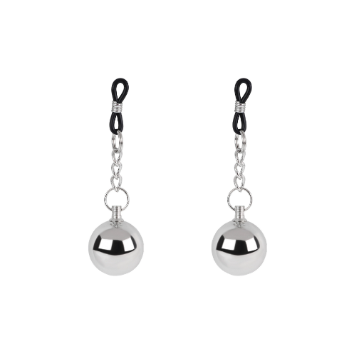Silver Pendant Gourd Nipple Clamps for Couples BDSM Toys