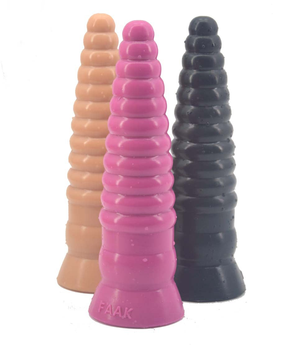 FAAK Silicone Anal Plug for Women - Dual Use Adult Toy