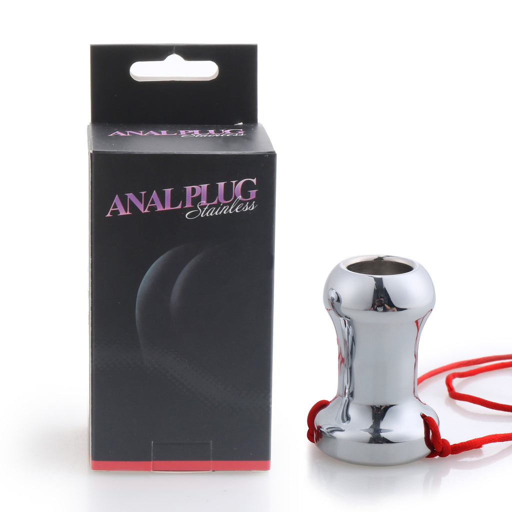 Metal Douche and Expanding Anal Plug Adult Toy