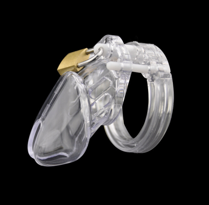 Men's Plastic Chastity Device, Alternative Adult Toy