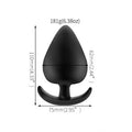 Silicone Anal Plug with Beads for Couples - Adult Toy